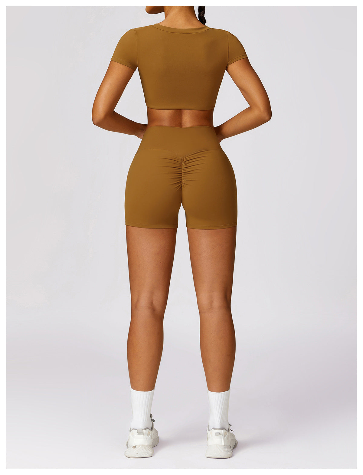 2-teilig Formschöne Silhouette Shorts-Set