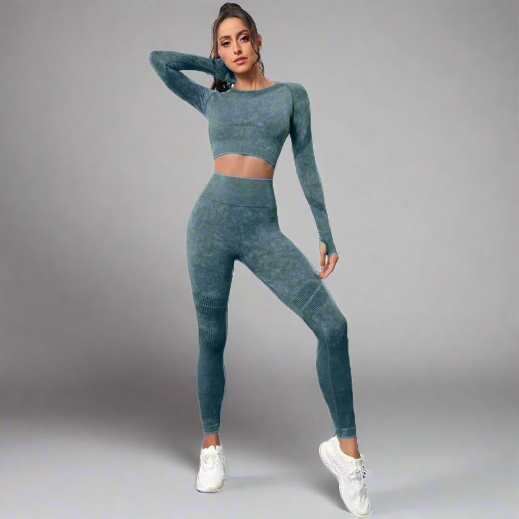 2-teilig Hollow Wash Workout Set