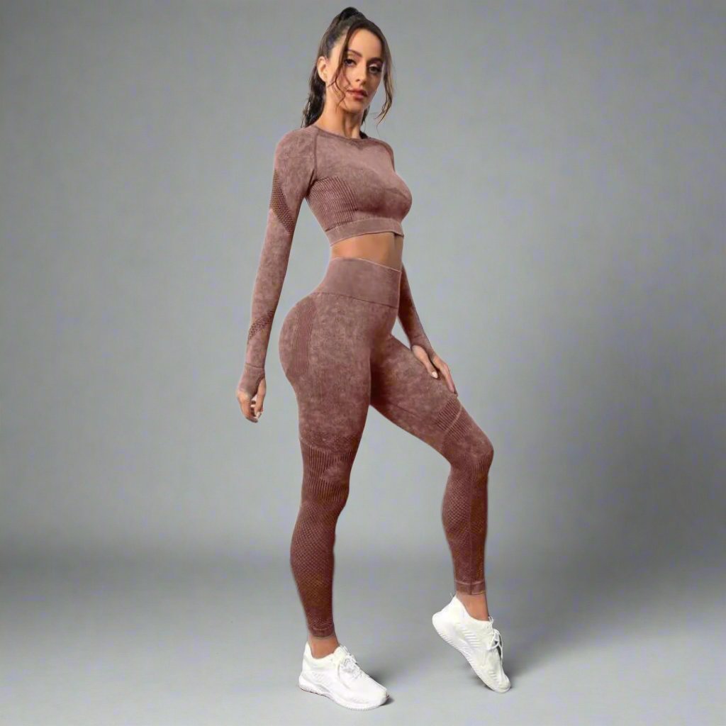 2-teilig Hollow Wash Workout Set