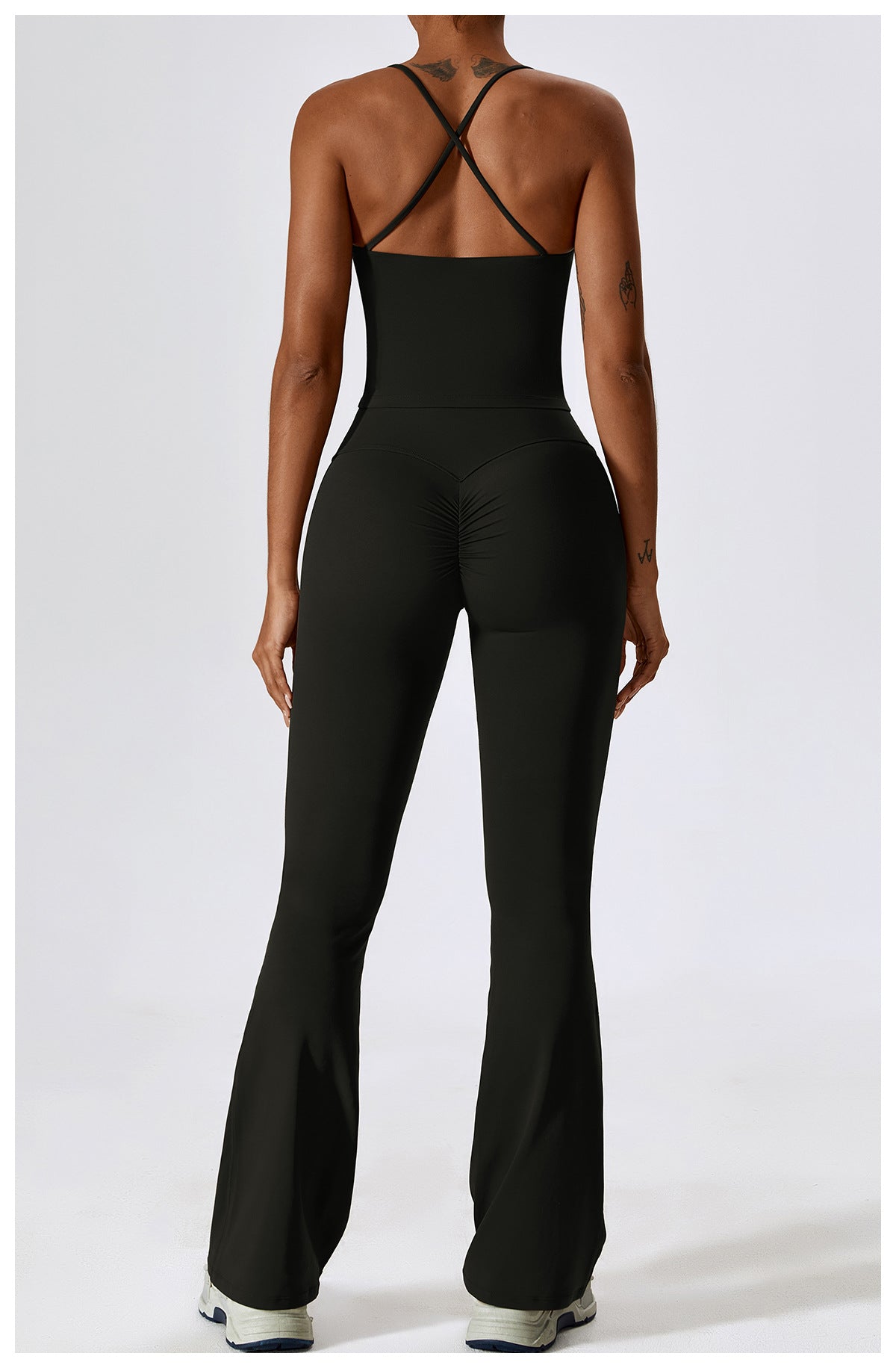 2-Teiliges Tank Top & Flared Sculpt Hose Sport Set