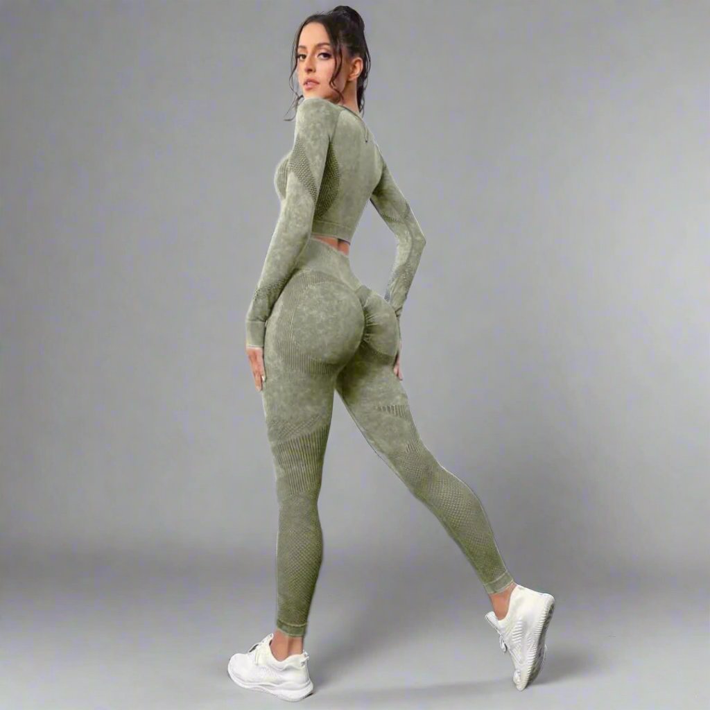 2-teilig Hollow Wash Workout Set