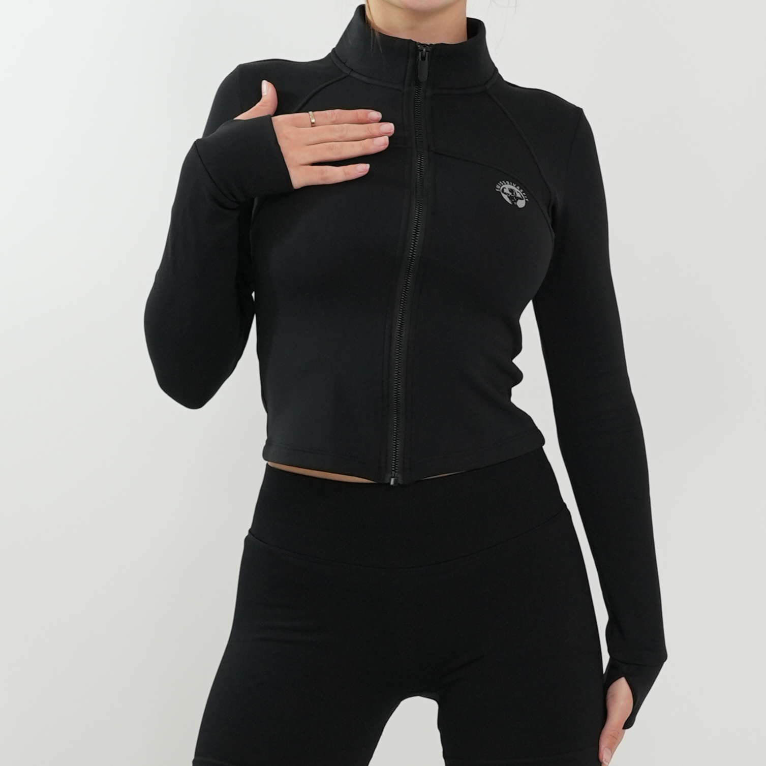 Plüschig Gefütterte Sportjacke