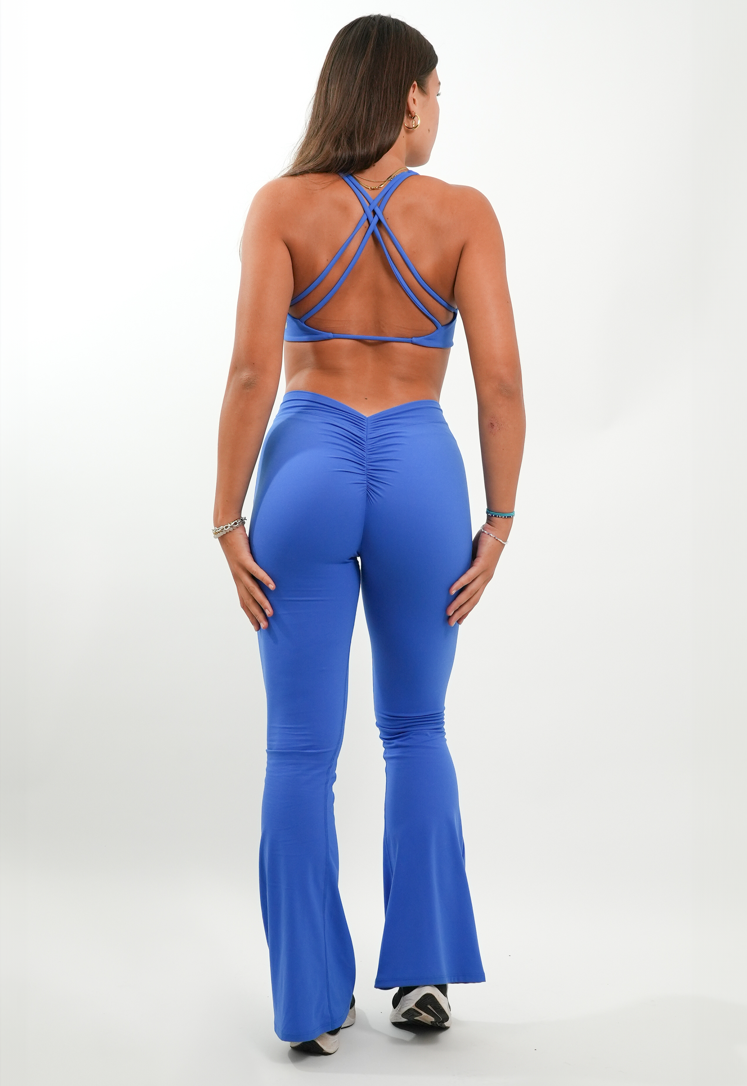 2-teiliges Active Flared Set-Blau