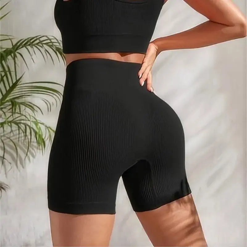 3er-Pack Kurzleggings mit hohem Bund