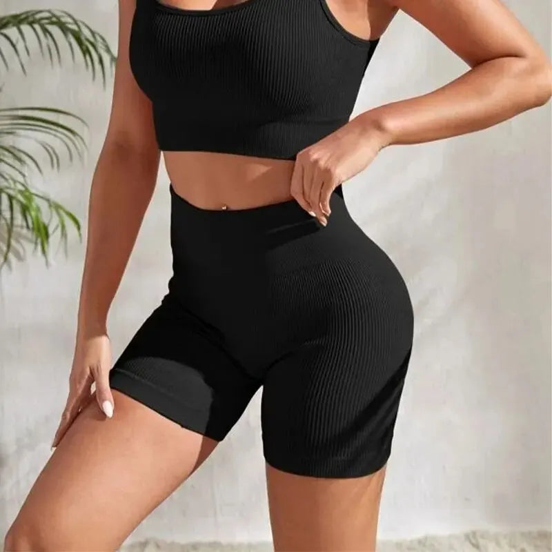 3er-Pack Kurzleggings mit hohem Bund