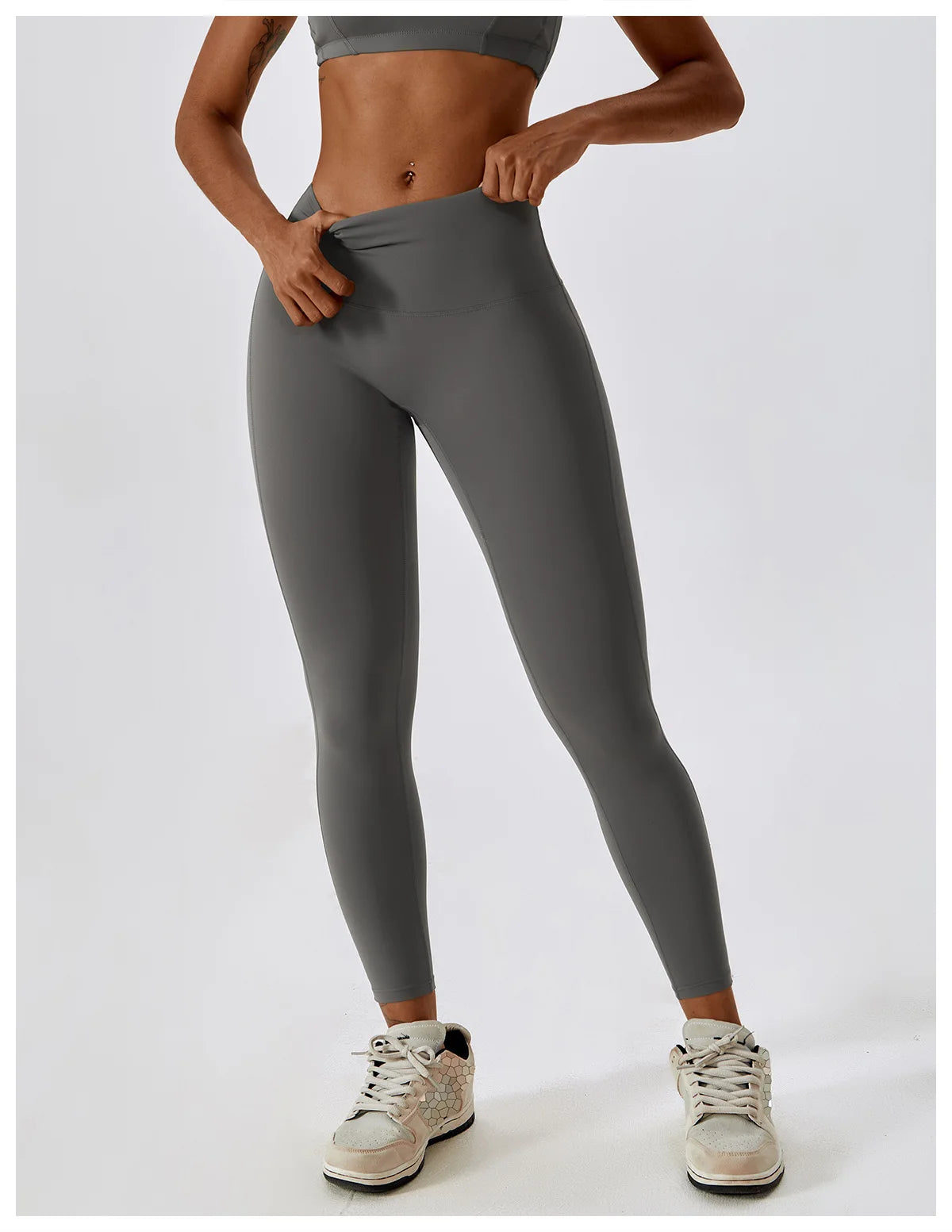 Push-Up Sportleggings mit hohem Bund