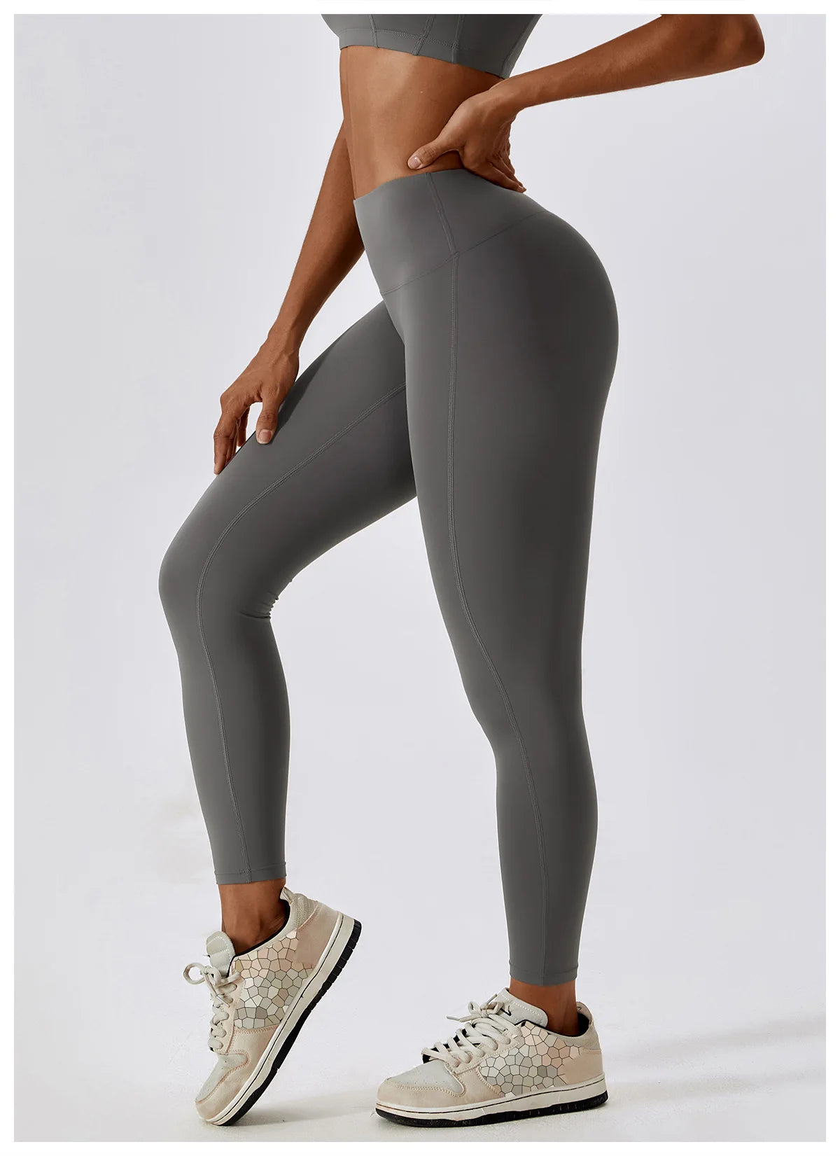 Push-Up Sportleggings mit hohem Bund