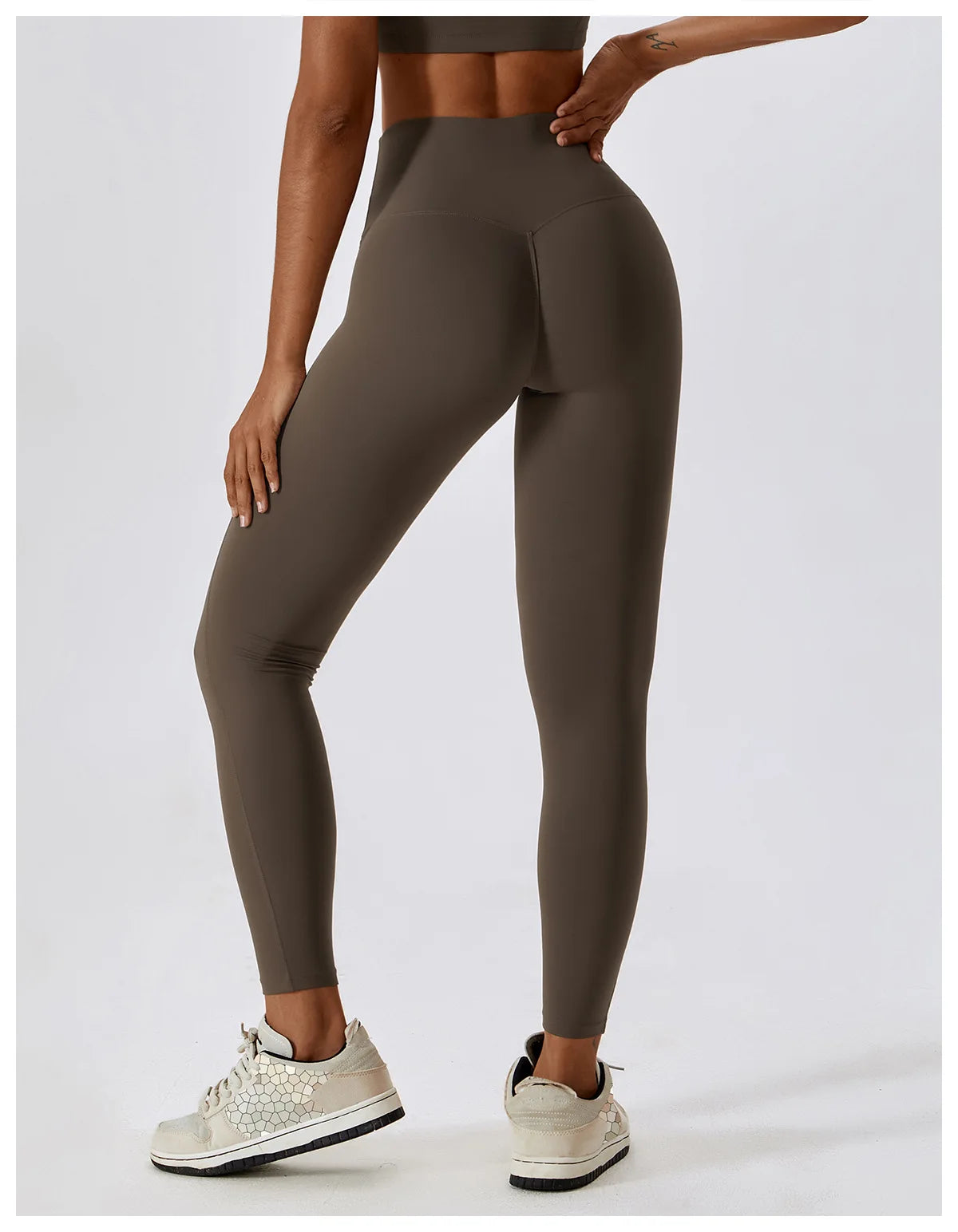 Push-Up Sportleggings mit hohem Bund