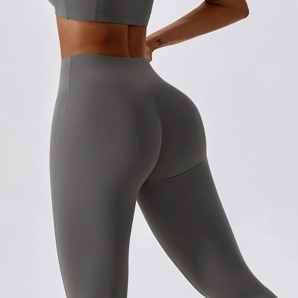 Push-Up Sportleggings mit hohem Bund