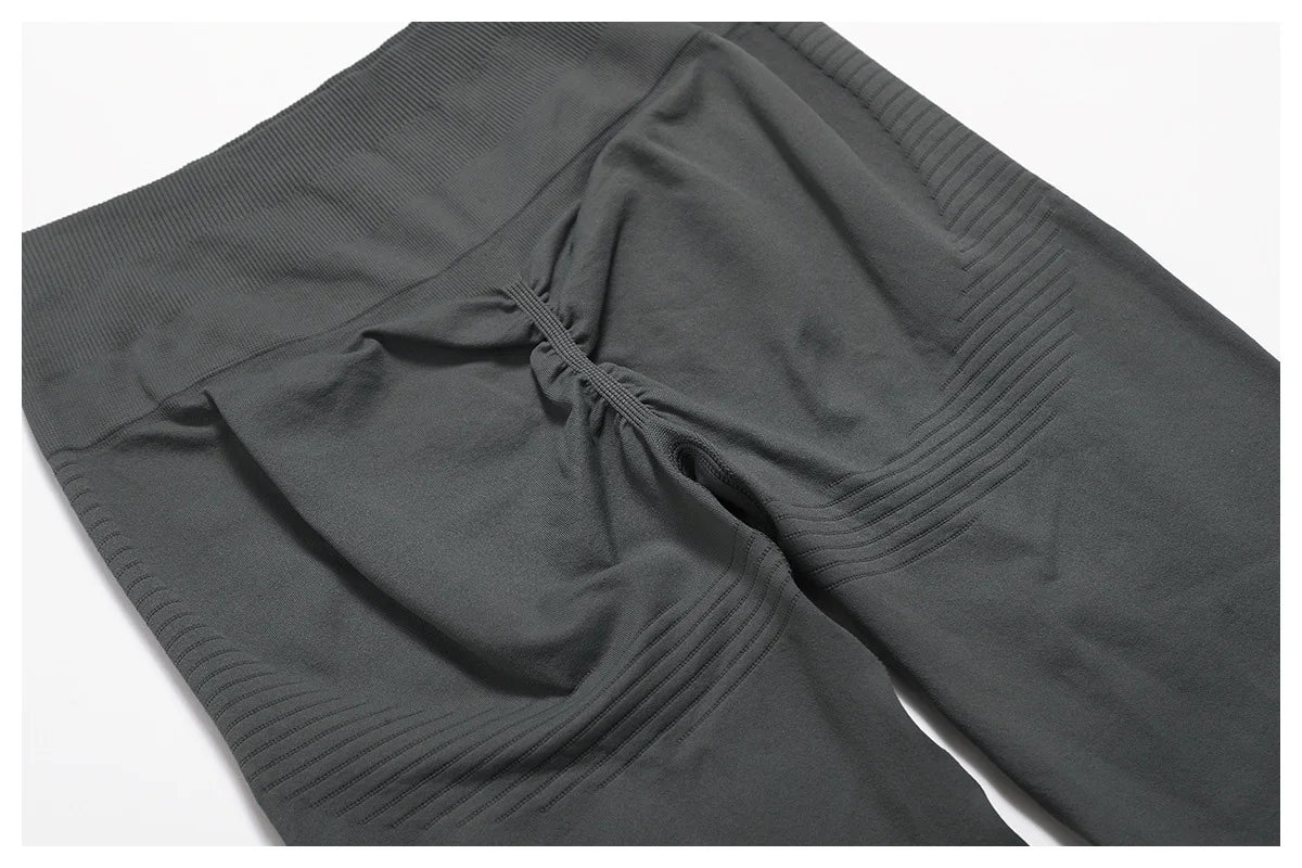 2-Teiliger Fitness Set Crop-Top mit Leggings