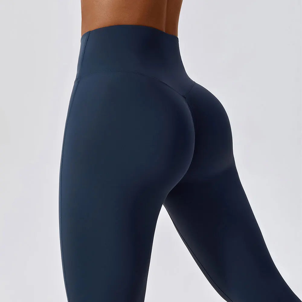 Push-Up Sportleggings mit hohem Bund