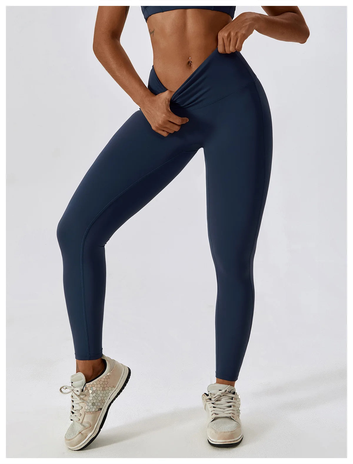 Push-Up Sportleggings mit hohem Bund