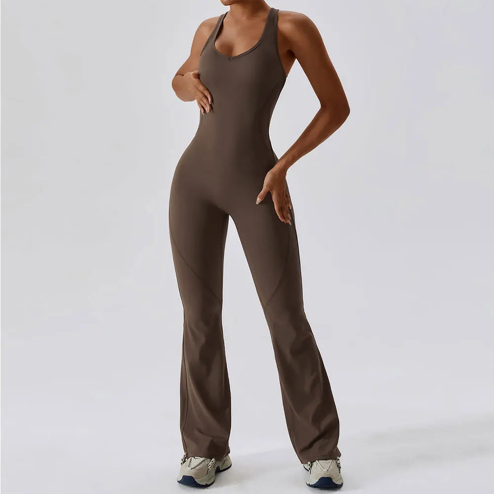 Stretch Yoga Jumpsuit.