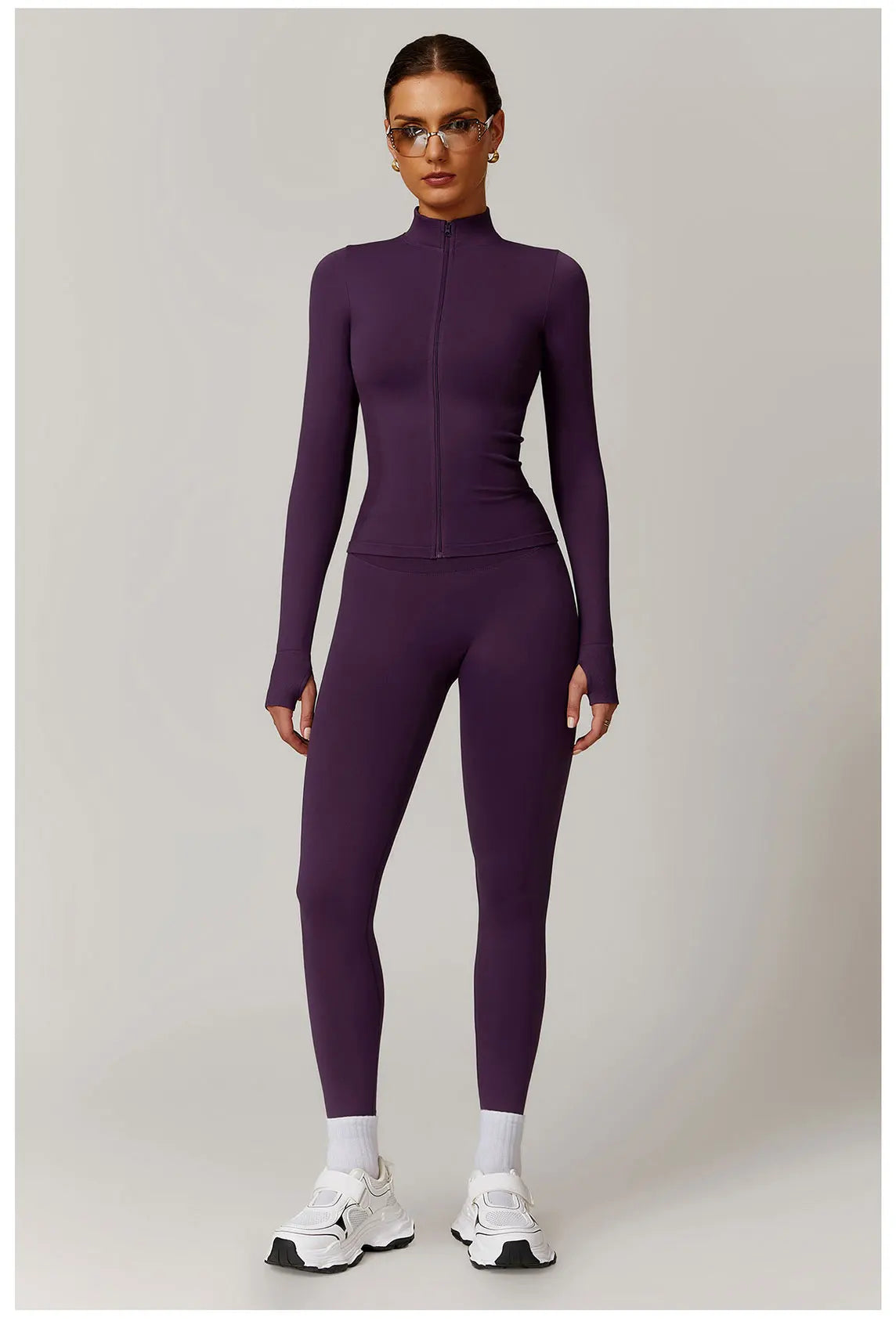 2-teiliger Sport-Jacke mit Leggings