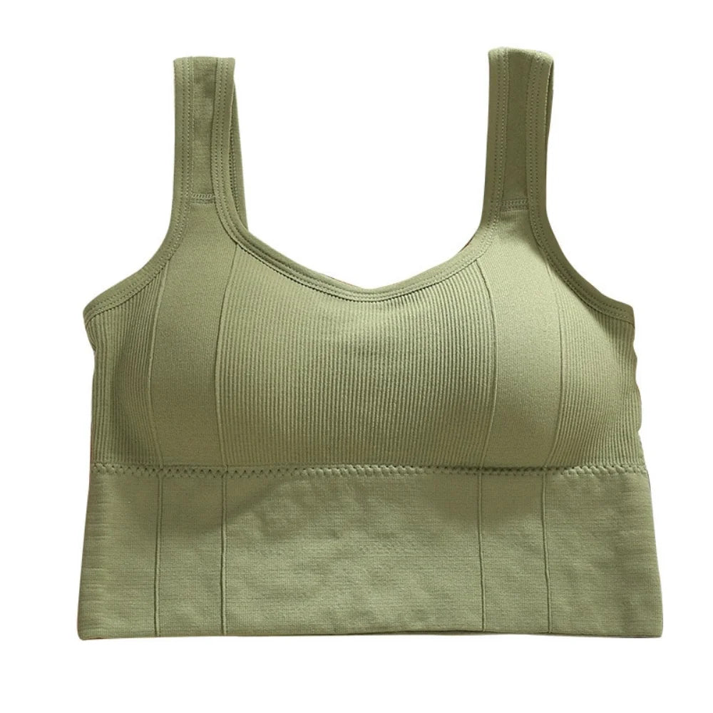 Sport-BH eckigem Ausschnitt und Push-up Effekt