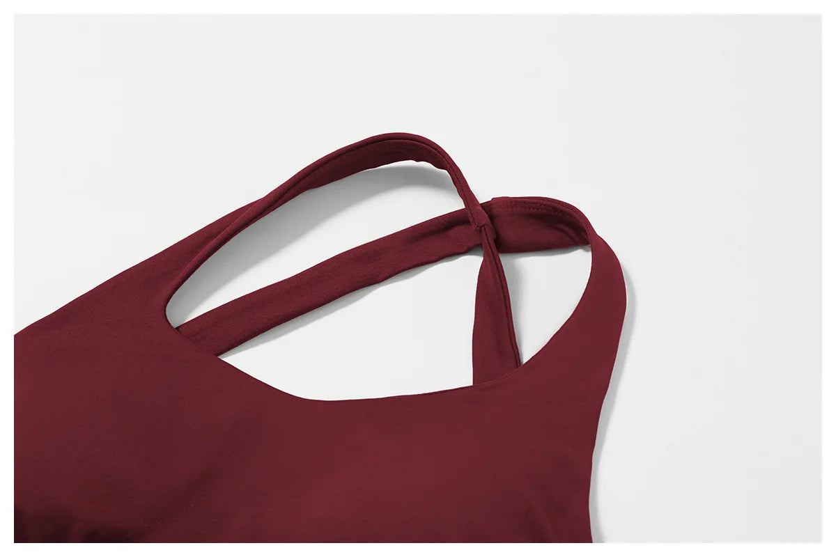 2. teiliger One-Shoulder Sport-BH mit Leggings
