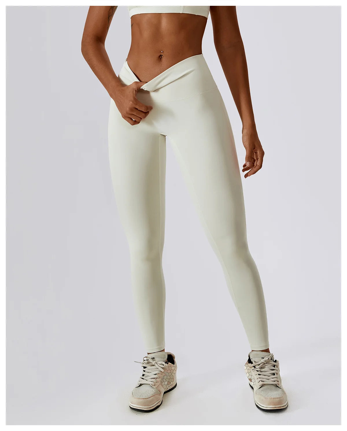 Push-Up Sportleggings mit hohem Bund