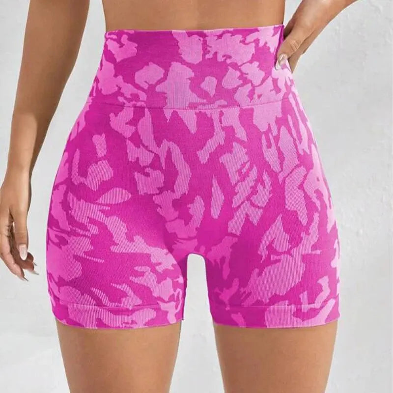 3er-Pack Hüfthebende Fitness Shorts