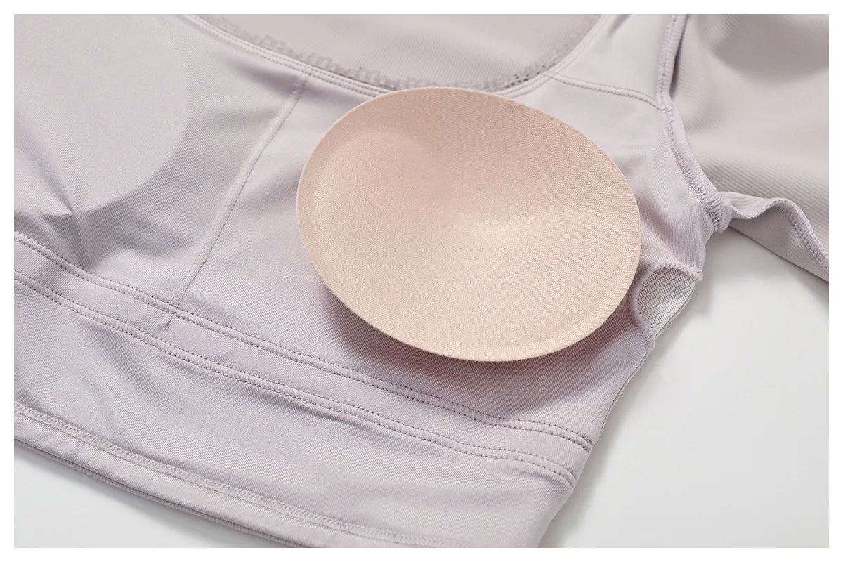 2-Teiligen Ribbed Gym Set mit Crop-top
