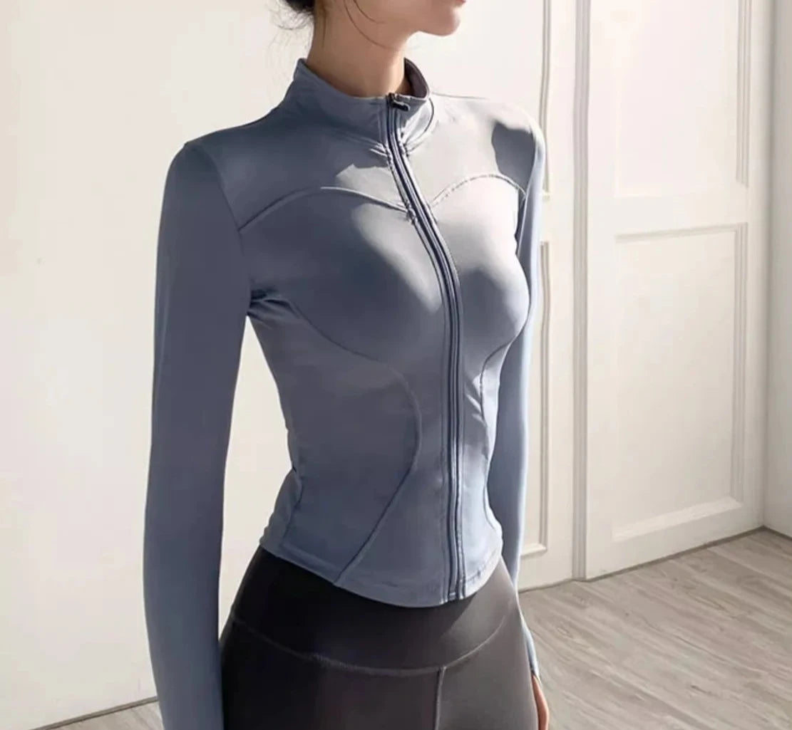 Slim Fit Langärmelige Sportjacke - Limited Edition