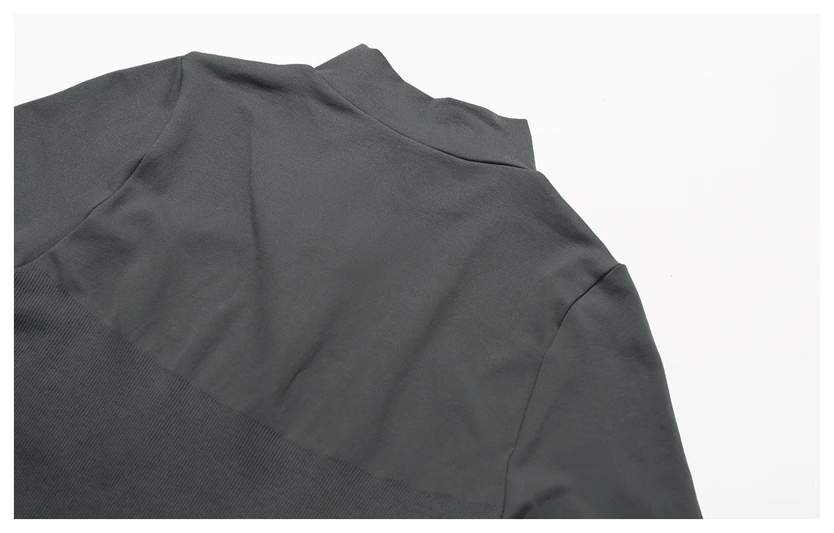 Nahtlose Sport Zipper-Jacke