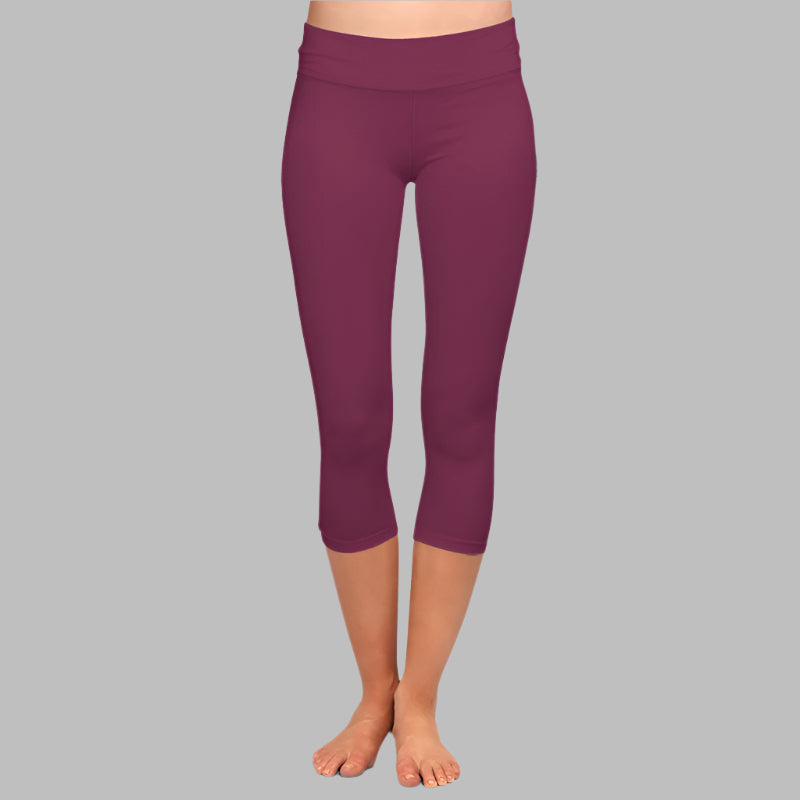Milchseide - Superweich Capri Fitness-Leggings