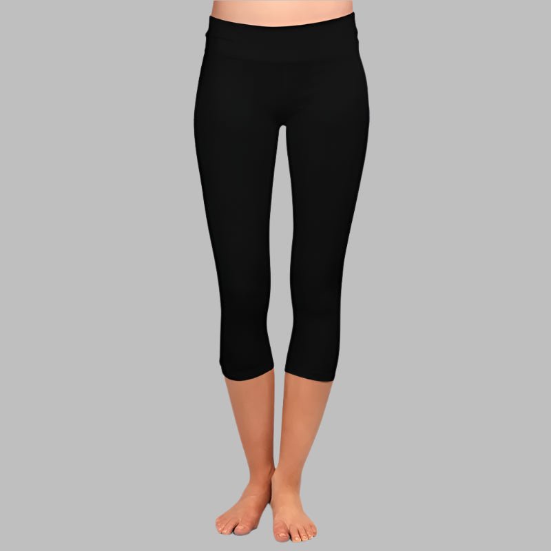 Milchseide - Superweich Capri Fitness-Leggings