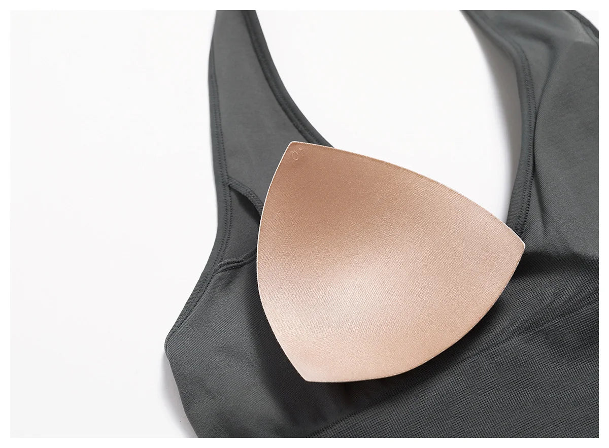 2-Teiliger Fitness Set Hanging Neck Top mit Leggings