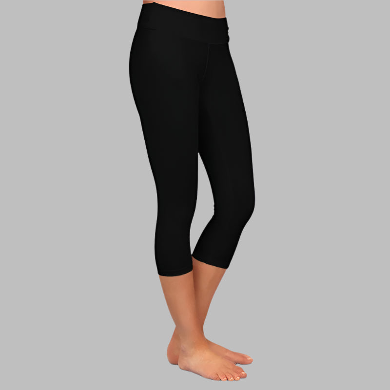 Milchseide - Superweich Capri Fitness-Leggings