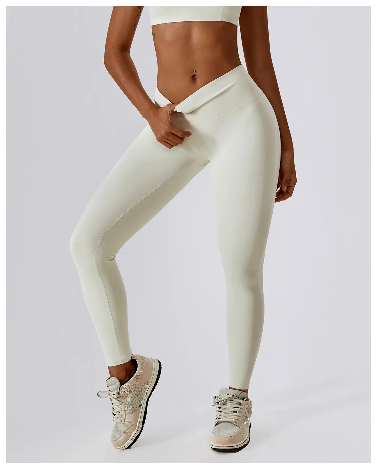 Push-Up Sportleggings mit hohem Bund