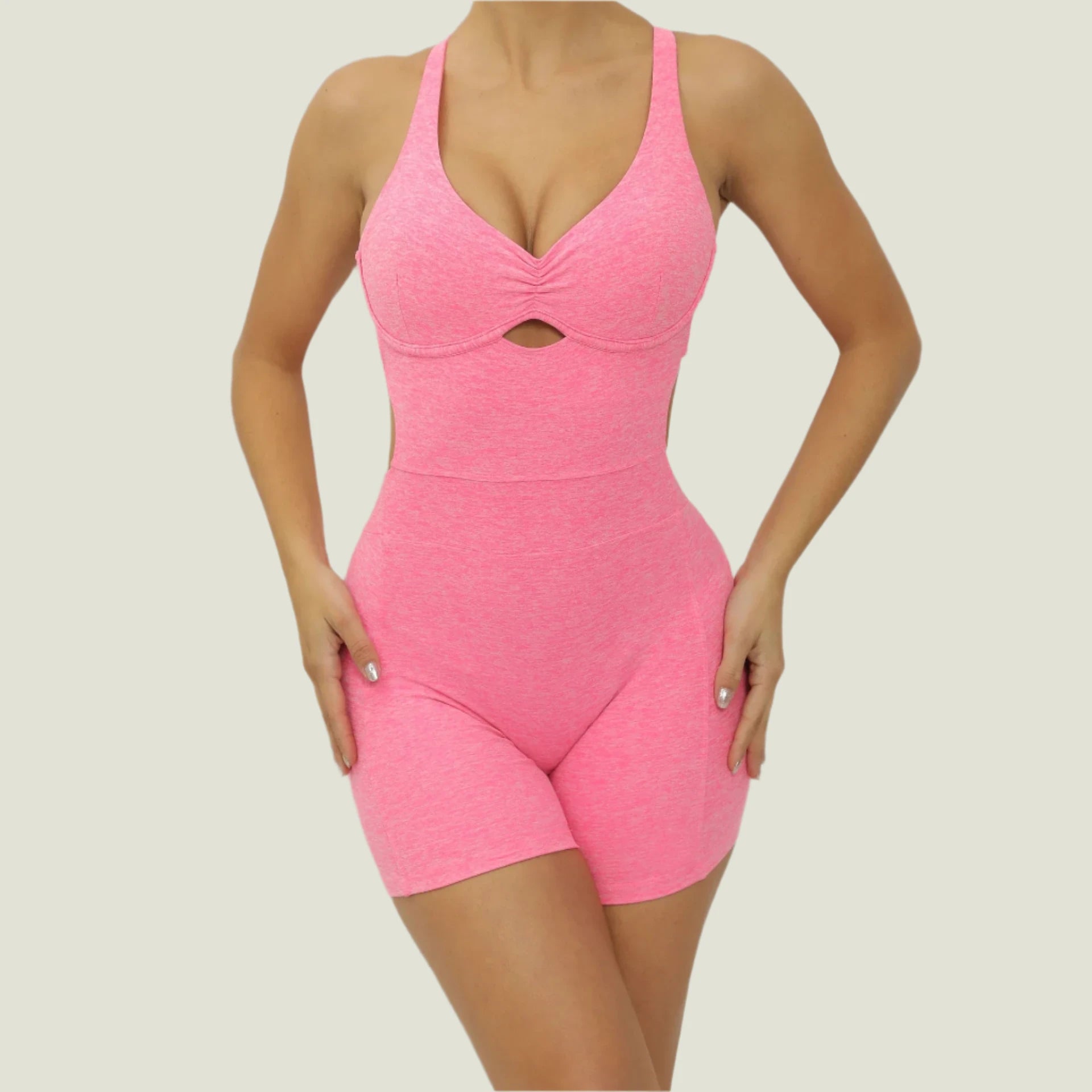 Kreuzriemen Verstellbarer Bodysuit.