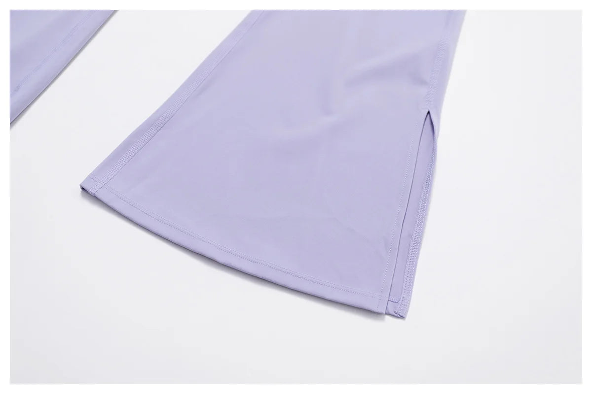 2-teiligen Gym Set Flared Leggings mit Sport-BH