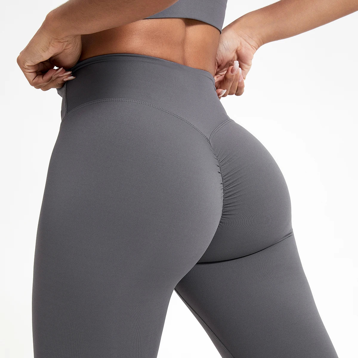 Push-up Sportleggings mit Nude-Feeling-Stoff