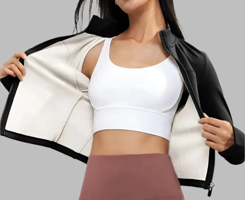 Plüschig Gefütterte Sportjacke