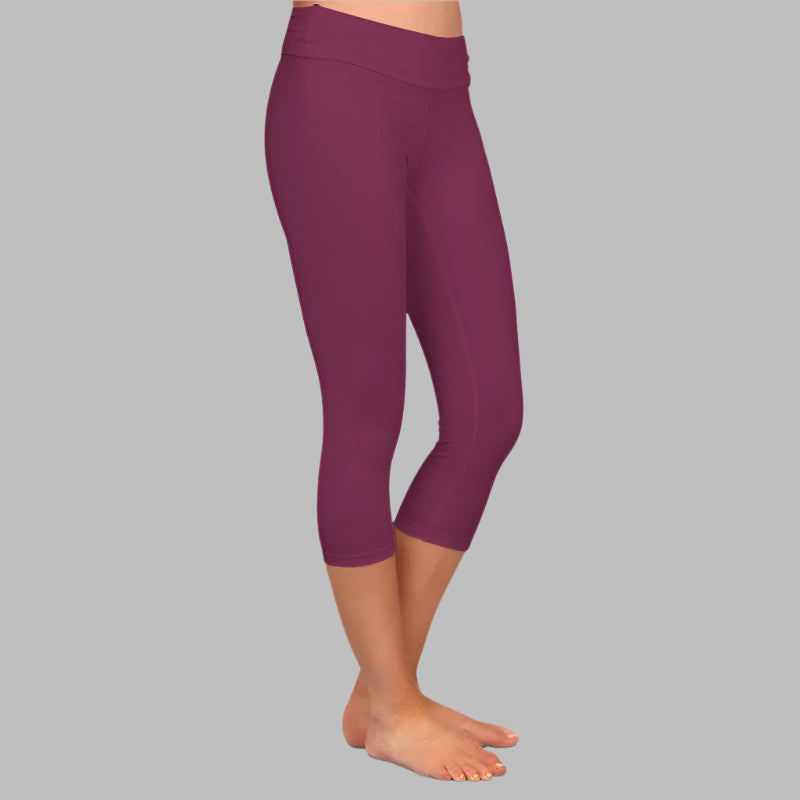 Milchseide - Superweich Capri Fitness-Leggings