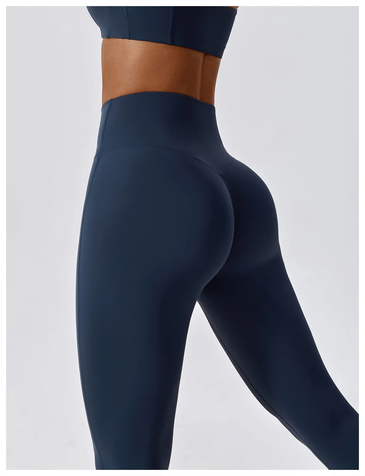 Push-Up Sportleggings mit hohem Bund