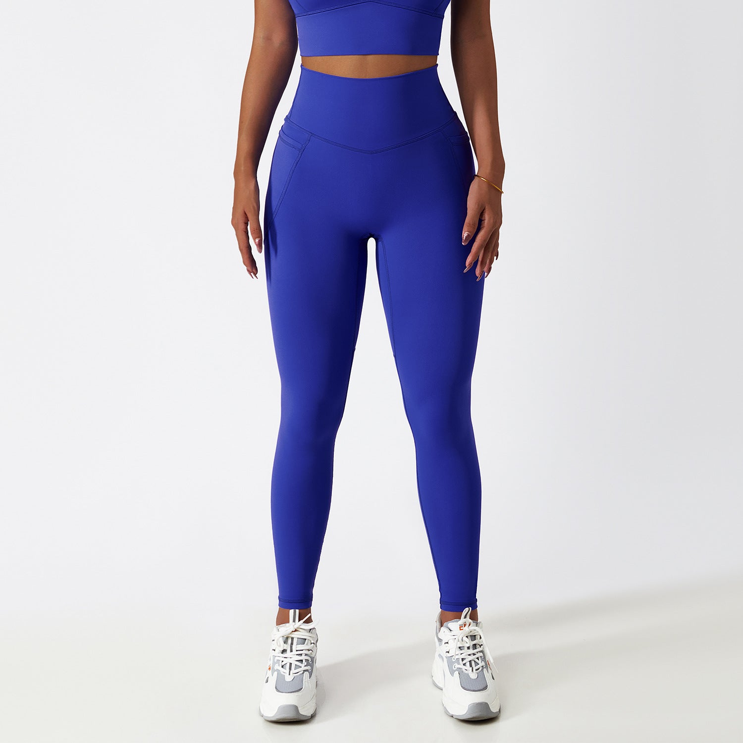 V-förmige High-Waist Pocket Leggings