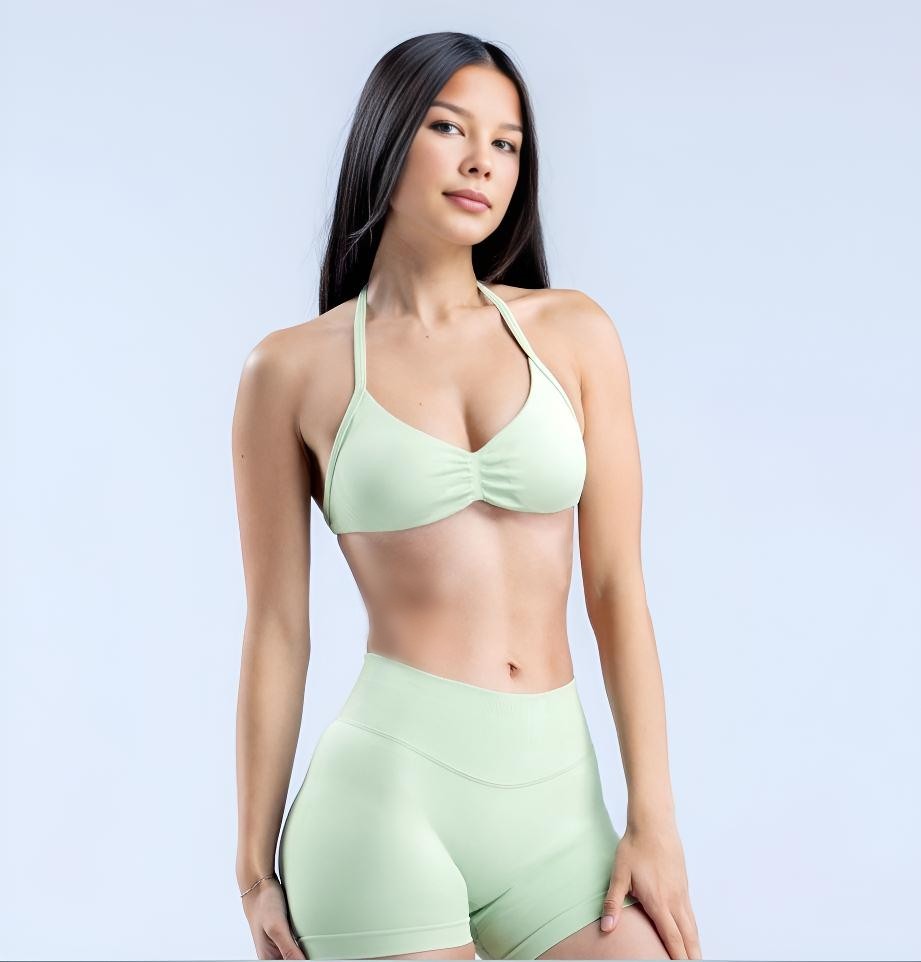 Shaping & Push-Up Sport Set – Strappy Bra & Shorts-V