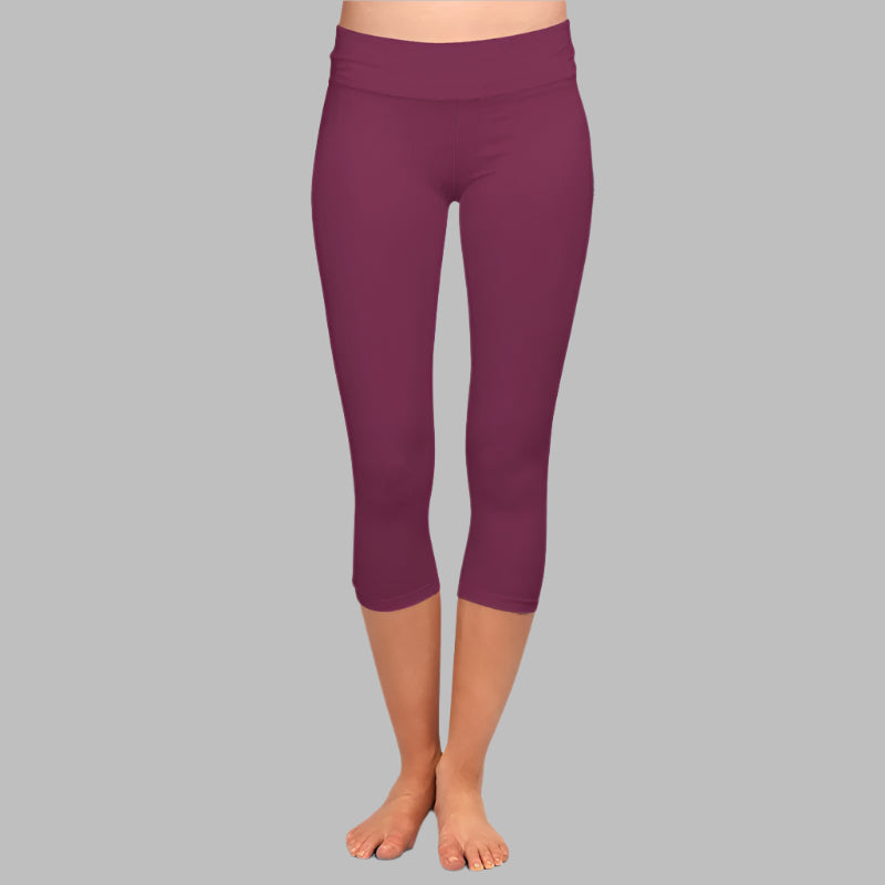 Milchseide - Superweich Capri Fitness-Leggings