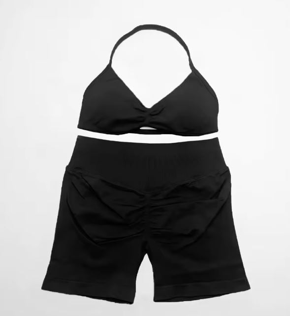 Shaping & Push-Up Sport Set – Strappy Bra & Shorts